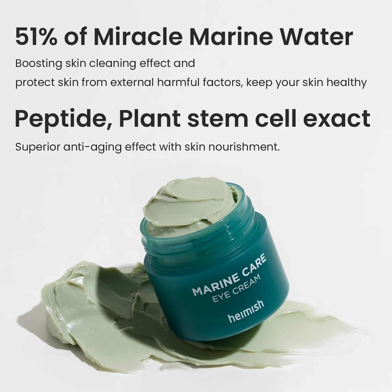 How Marine Care Eye Cream improves skin elasticity and firmness around the delicate eye area for a youthful appearance.
