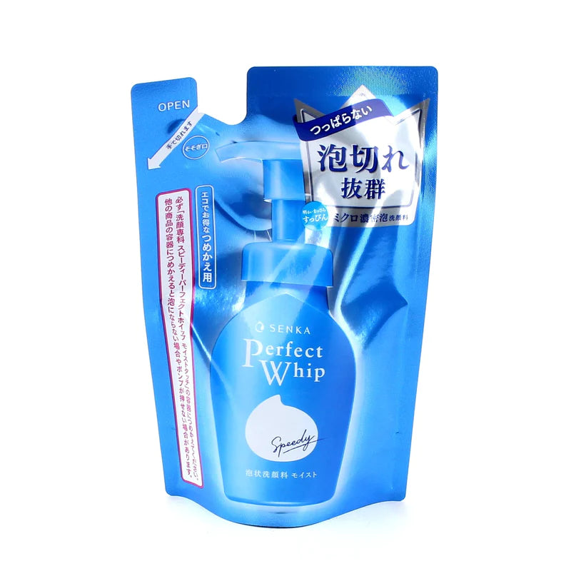 Buy Senka Perfect Whip Speedy face wash refill online for sustainable skincare routines