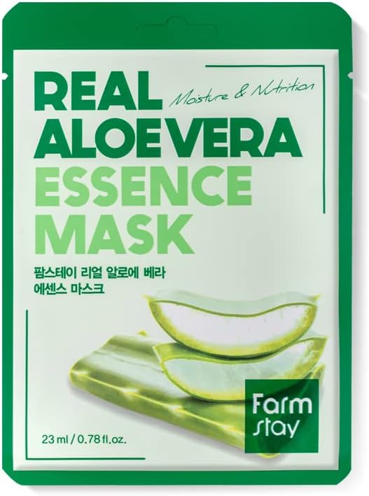 Variety of solutions for dryness, irritation, and dullness with Farm Stay's Real Essence Mask assortment