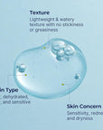 DIVE-IN serum with low molecular hyaluronic acid for sensitive skin