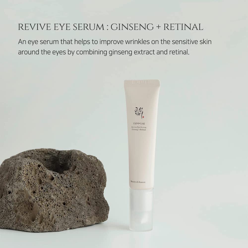 Natural ginseng plus retinal eye treatment for sensitive skin