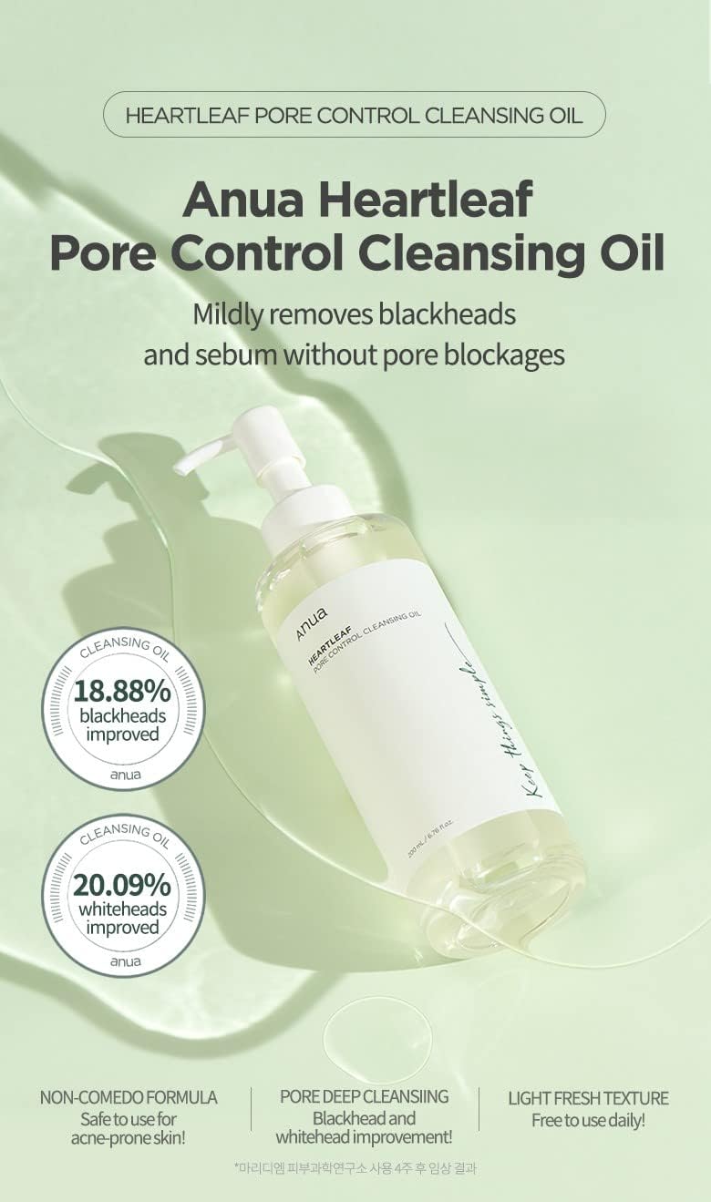 Revolutionize Your Skincare Routine with Heartleaf Pore Control Cleansing Oil