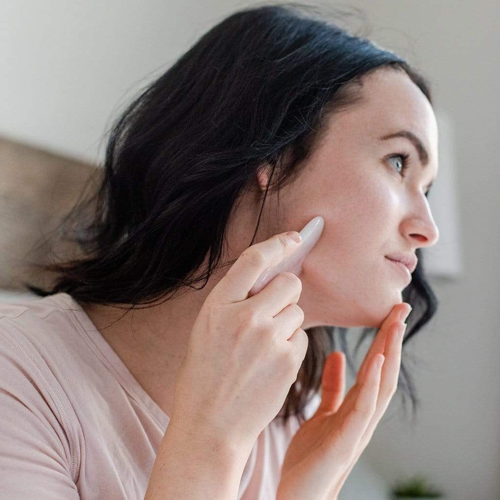 Discover the transformative benefits of our handmade Rose Quartz Gua Sha tool for enhancing your skincare routine