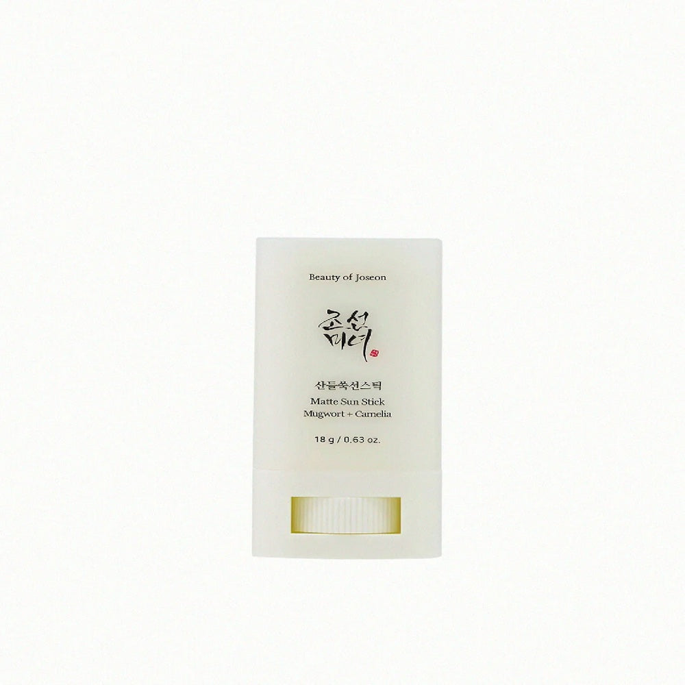 Purchase Matte Sun Stick: Mugwort+Camellia online for long-lasting SPF 50+ protection and matte finish.