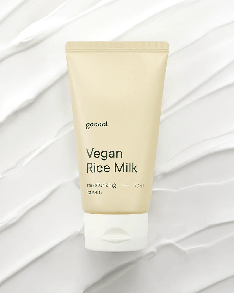 Organic rice milk moisturizer for anti-aging and fine line reduction