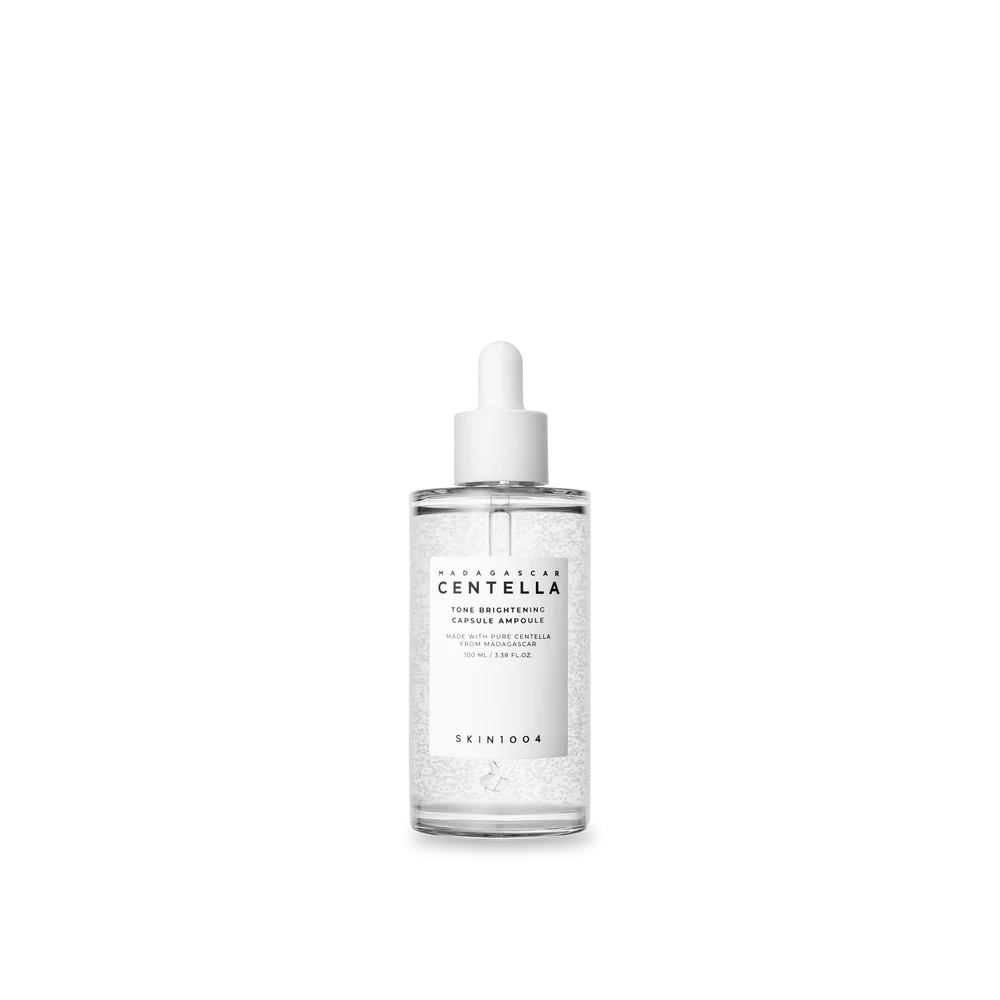 Elevate your skincare regimen with Madagascar Centella Tone Brightening Capsule Ampoule, a powerful treatment that works to enhance skin clarity and promote a balanced, radiant tone