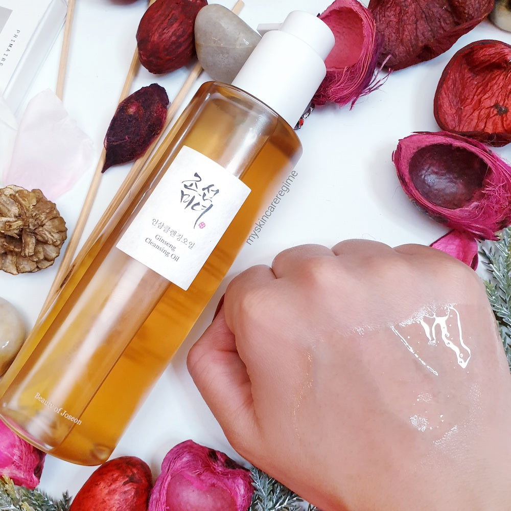 Korean skincare ginseng cleansing oil